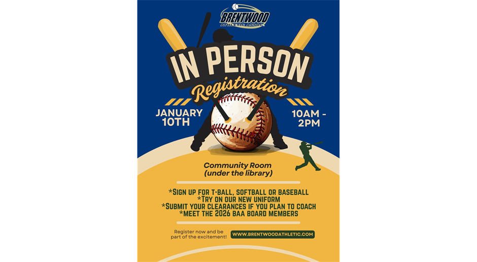 In Person Registration